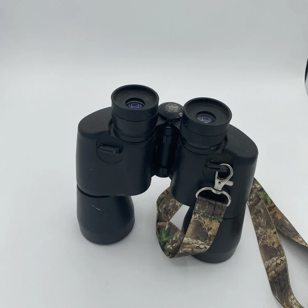 Bushnell Power View Binoculars 12x50 With Strap And Carry Case